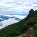 梅雨時の南八ヶ岳・権現岳