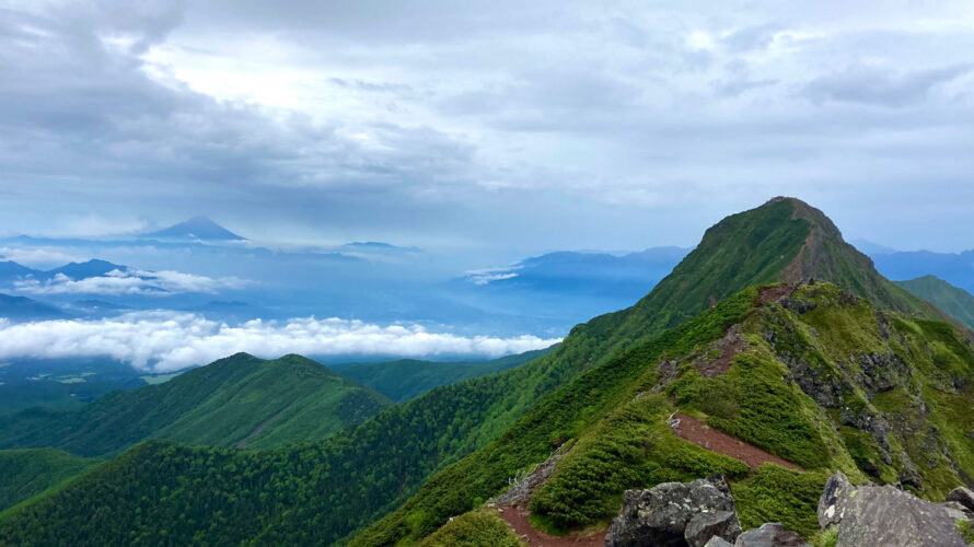 杣添尾根で南八ヶ岳・横岳へ